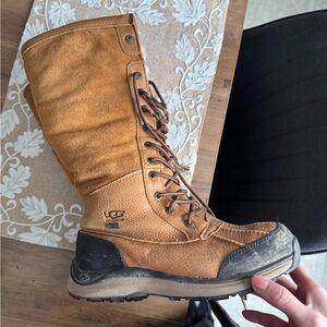 UGG Cream Shearling Boots